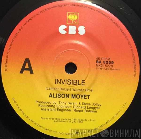 Alison Moyet  - Invisible