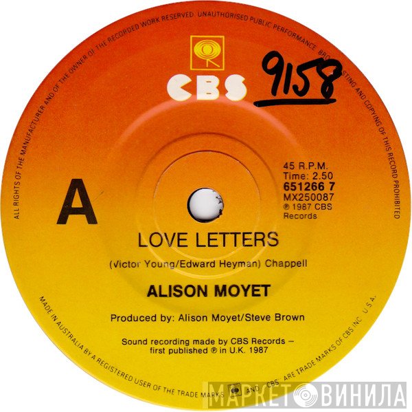 Alison Moyet  - Love Letters