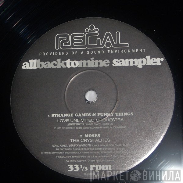  - All Back To Mine Sampler
