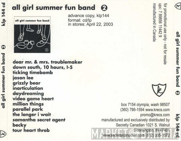 All Girl Summer Fun Band  - 2