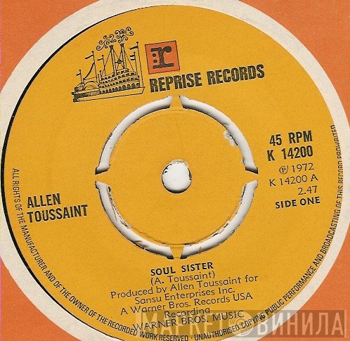 Allen Toussaint - Soul Sister