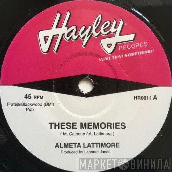 Almeta Latimore - These Memories / La La