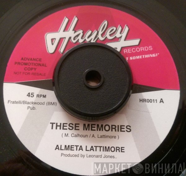 Almeta Latimore - These Memories / La La