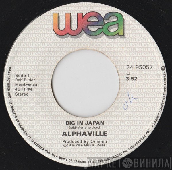 Alphaville  - Big In Japan