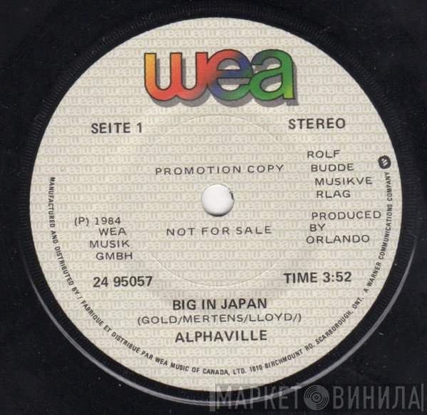 Alphaville  - Big In Japan