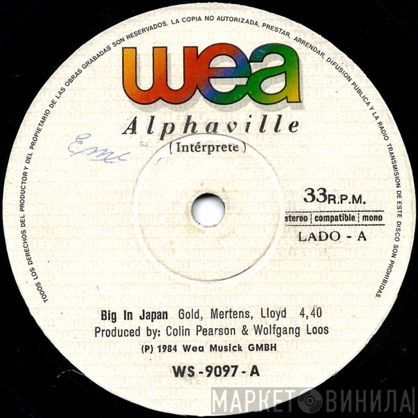 Alphaville  - Big In Japan