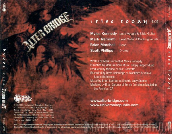 Alter Bridge  - Rise Today