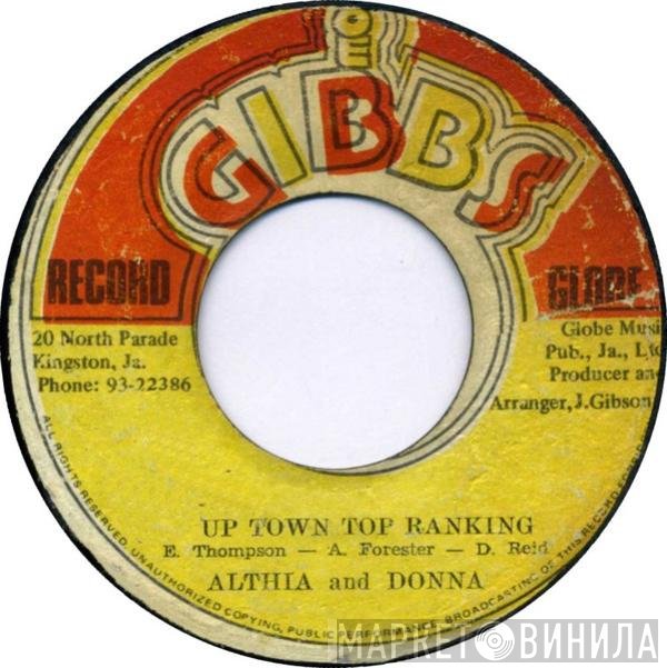 Althea & Donna / The Mighty Two  - Up Town Top Ranking / Calico Suit