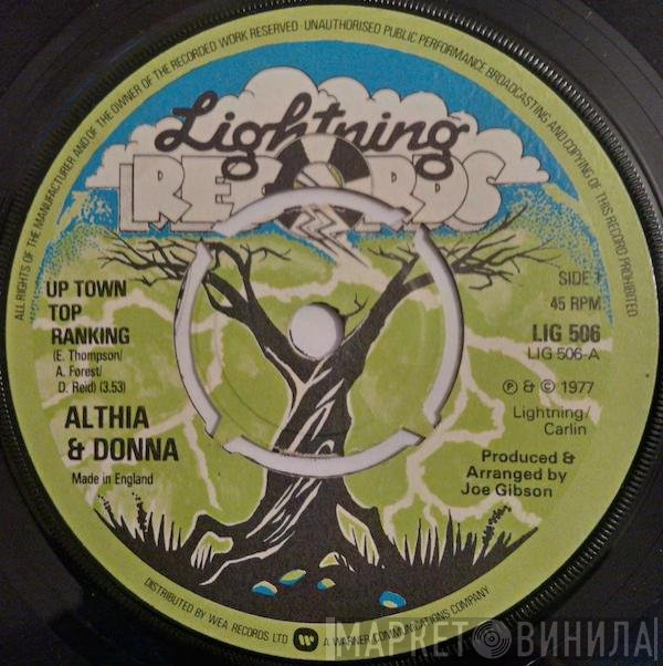 Althea & Donna, The Mighty Two - Up Town Top Ranking / Calico Suit