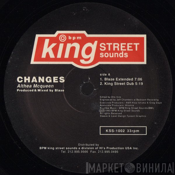 Althea McQueen - Changes