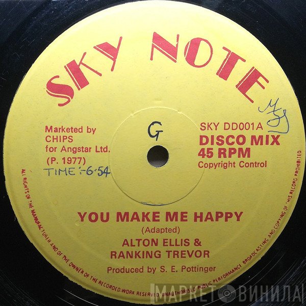 Alton Ellis, Ranking Trevor, Alton Ellis & The Flames - You Make Me Happy / Baby I Love You