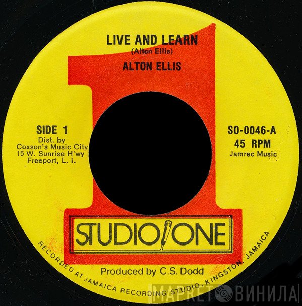 Alton Ellis / The Soul Vendors  - Live And Learn