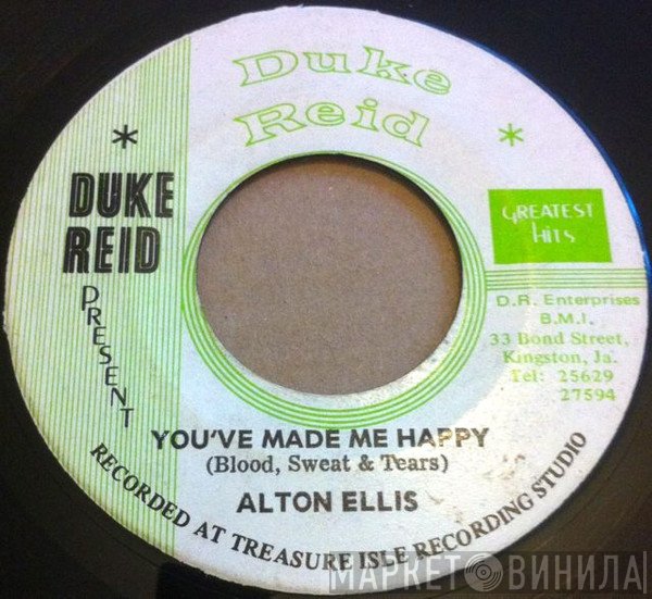 Alton Ellis, Tommy McCook & The Supersonics - You've Made Me Happy / Continental