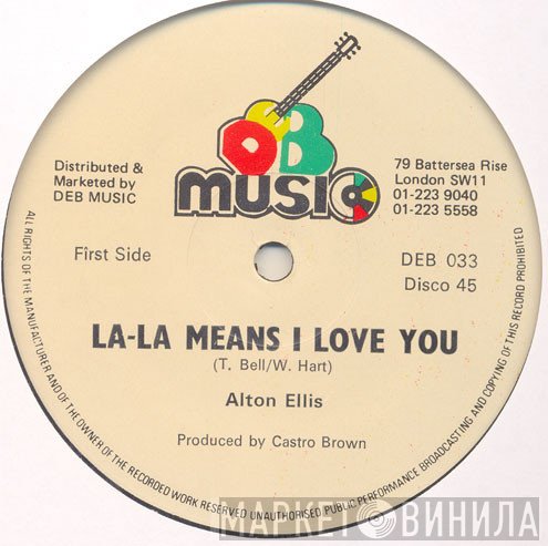 Alton Ellis - La-La Means I Love You