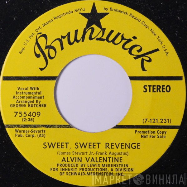 Alvin Valentine - Sweet Sweet Revenge