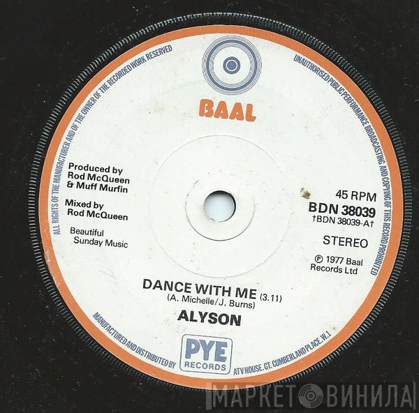 Alyson  - Dance With Me