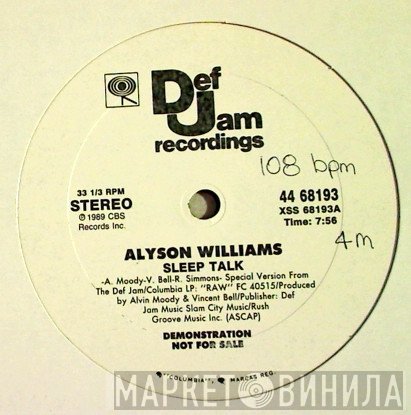 Alyson Williams - Sleep Talk