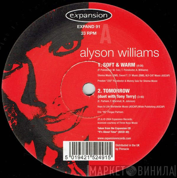 Alyson Williams - Soft & Warm EP