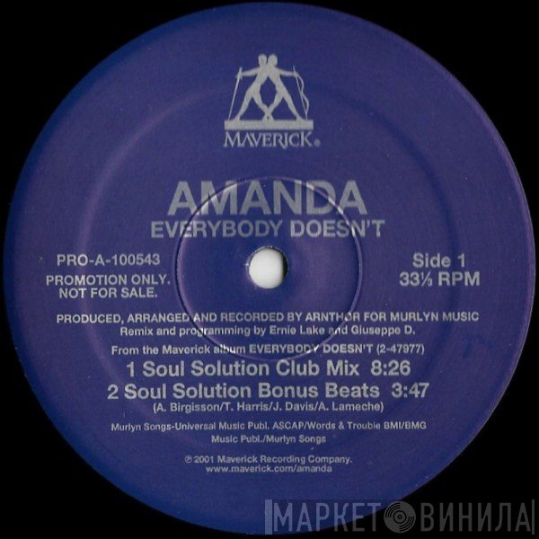 Amanda  - Everybody Doesn't