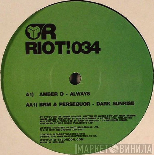 Amber D / BRM  & Persequor  - Riot! Gear EP 5