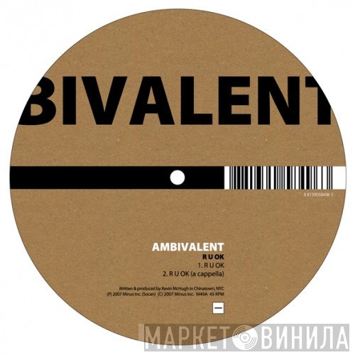 Ambivalent  - R U OK