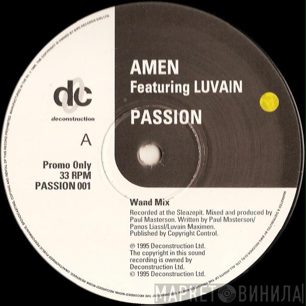 Amen! UK, Luvain Maximen - Passion