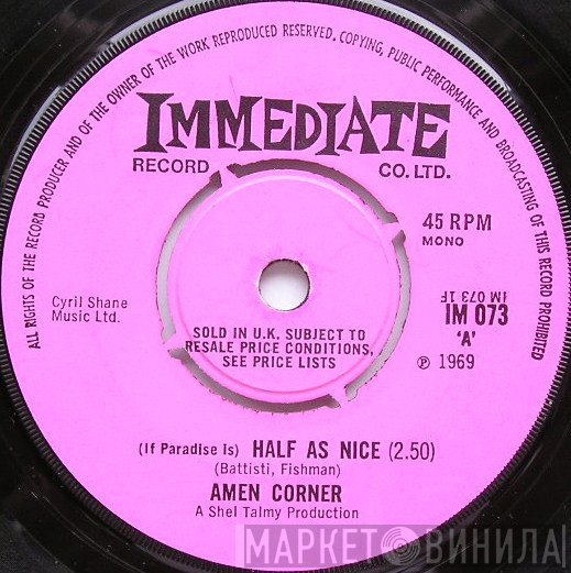 Amen Corner - (If Paradise Is) Half As Nice