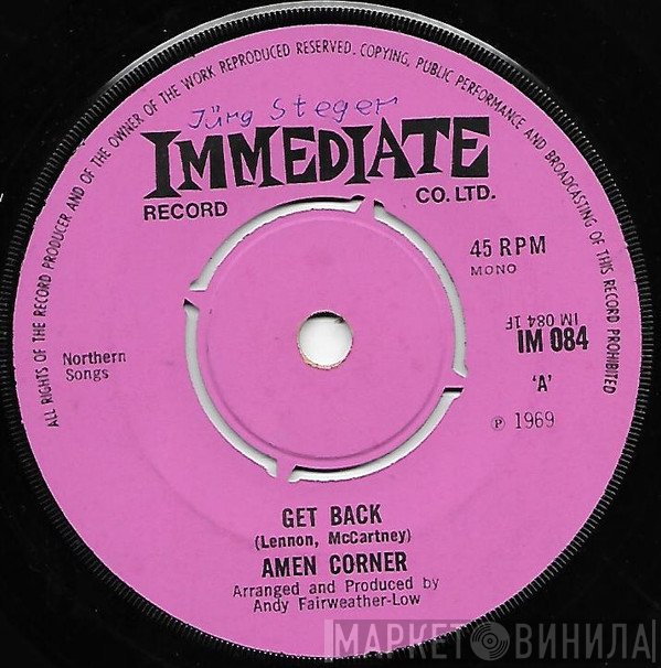 Amen Corner - Get Back