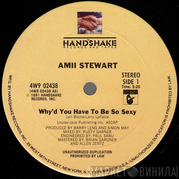 Amii Stewart - Why'd You Have To Be So Sexy