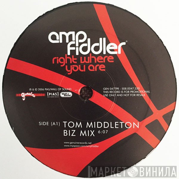 Amp Fiddler - Right Where You Are