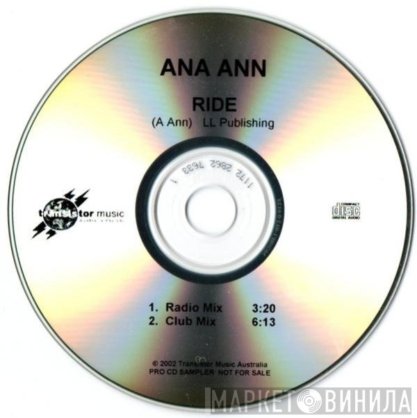 Ana Ann  - Ride