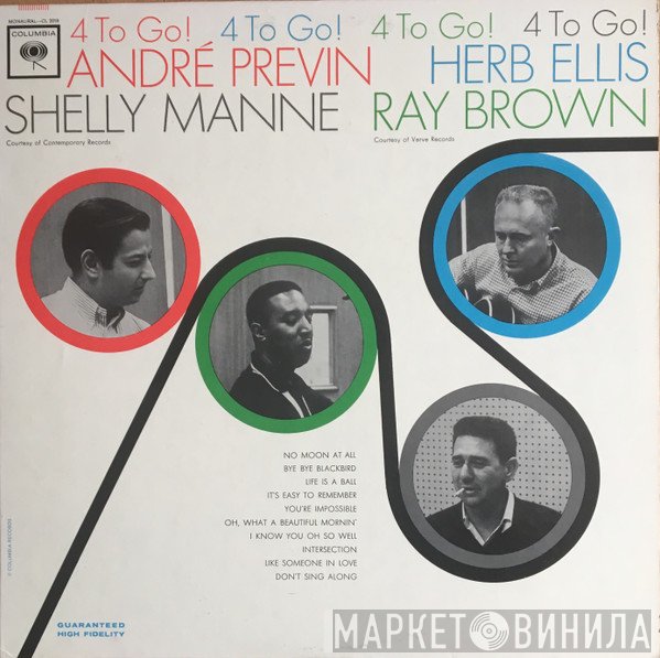 André Previn / Herb Ellis / Shelly Manne / Ray Brown  - 4 To Go!