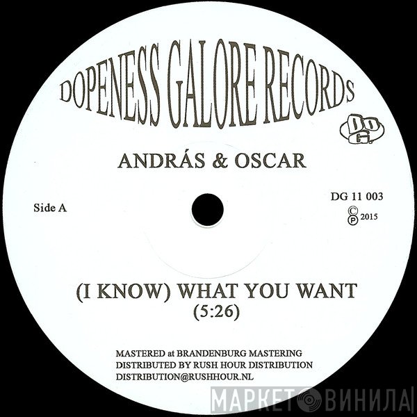 Andras Fox, Oscar Key Sung - (I Know) What You Want