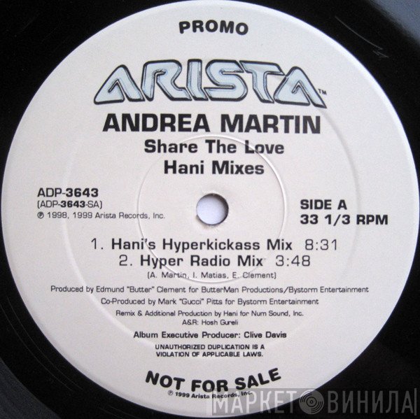 Andrea Martin - Share The Love (Hani Mixes)