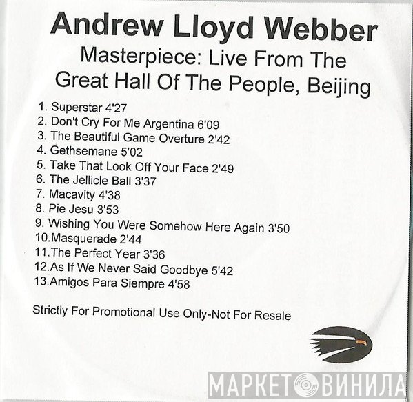Andrew Lloyd Webber - Masterpiece