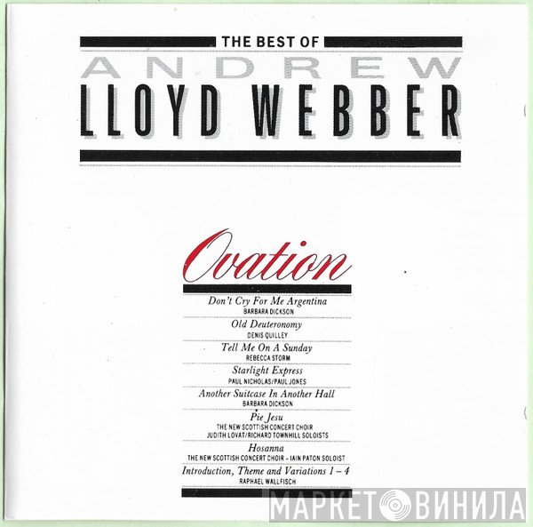 Andrew Lloyd Webber - Ovation - The Best Of Andrew Lloyd Webber