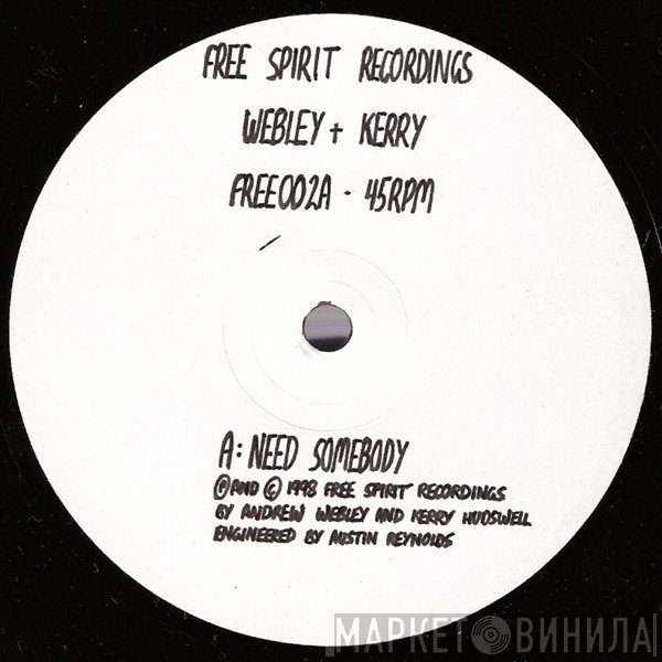 Andrew Webley, Kerry Hudswell - Need Somebody