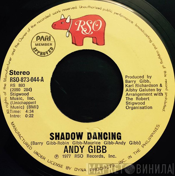 Andy Gibb  - Shadow Dancing