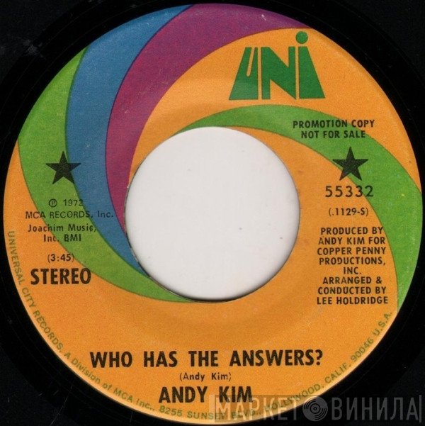 Andy Kim  - Who Has The Answers?