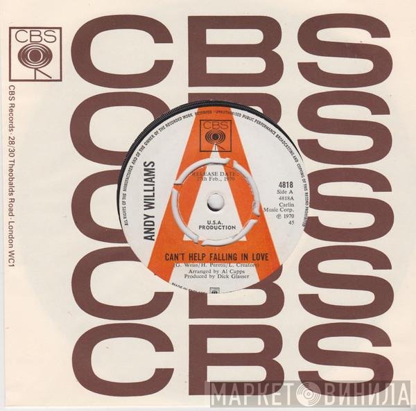 Andy Williams  - Can't Help Falling In Love