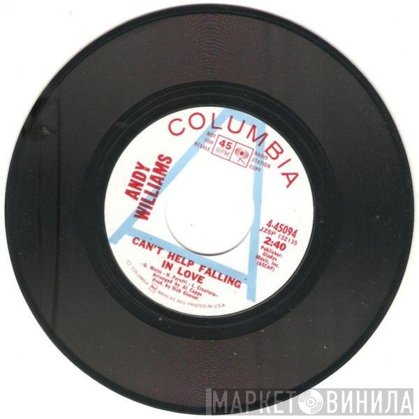 Andy Williams  - Can't Help Falling In Love