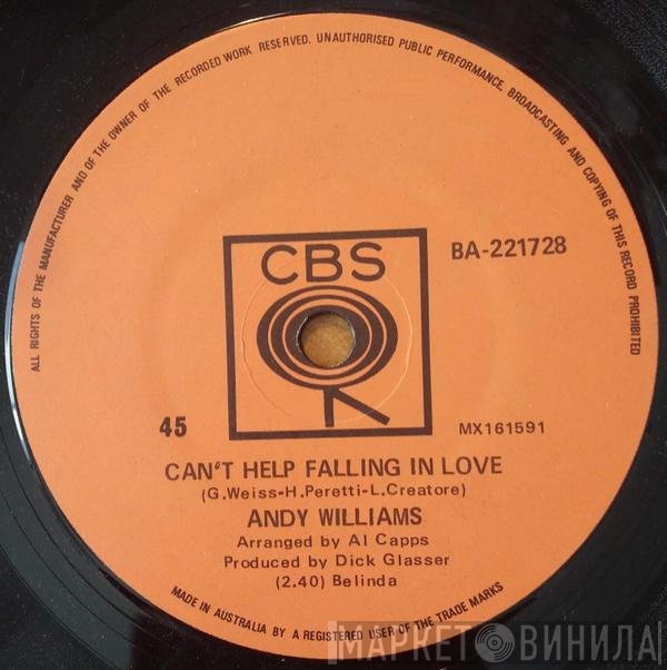 Andy Williams  - Can't Help Falling In Love