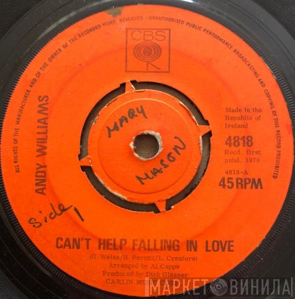 Andy Williams  - Can't Help Falling In Love