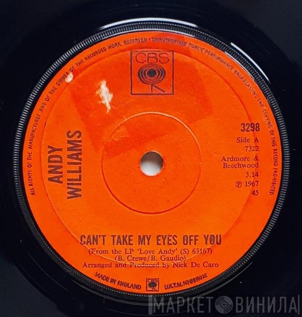 Andy Williams - Can't Take My Eyes Off You
