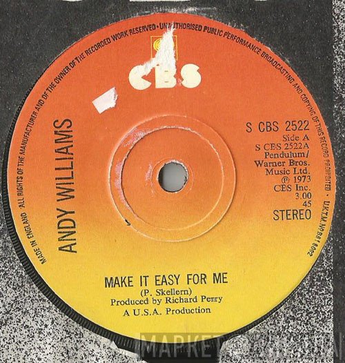 Andy Williams  - Make It Easy For Me