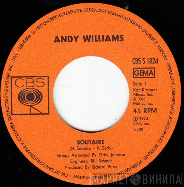 Andy Williams  - Solitaire