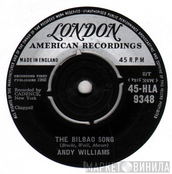 Andy Williams - The Bilbao Song