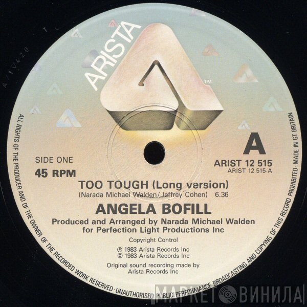 Angela Bofill - Too Tough (Long Version)