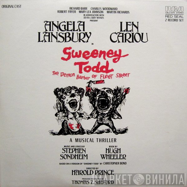 Angela Lansbury, Stephen Sondheim, Len Cariou - Sweeney Todd: The Demon Barber Of Fleet Street (Original Cast)