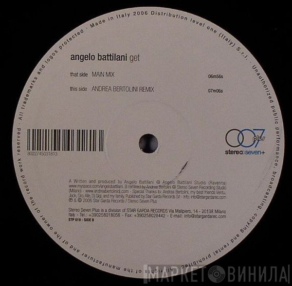 Angelo Battilani - Get